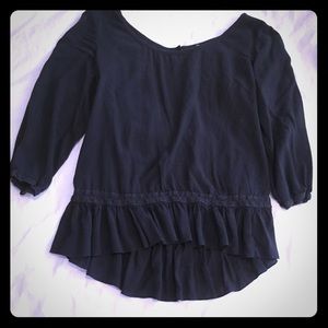 Arie blouse dark grey